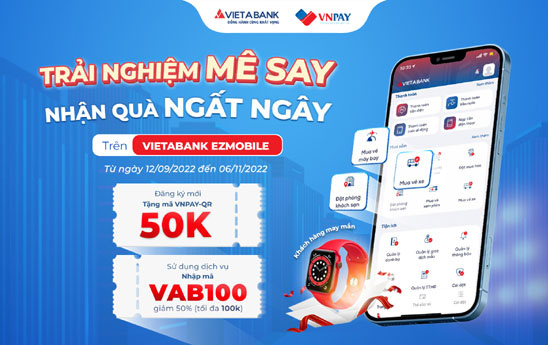 Cơ hội nhận apple watch cùng hàng ngàn mã ưu đãi từ VietABank