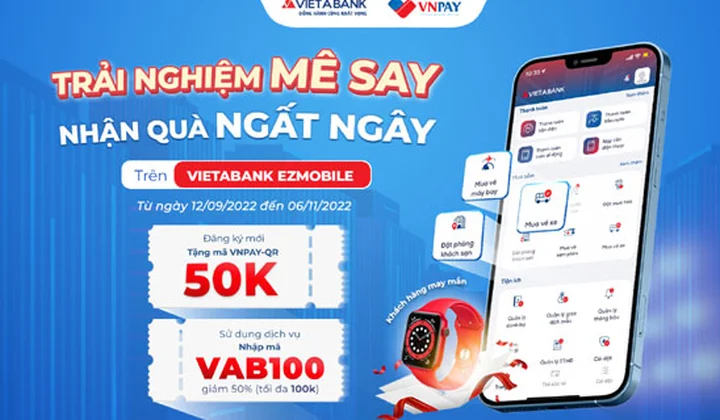 Cơ hội nhận apple watch cùng hàng ngàn mã ưu đãi từ VietABank