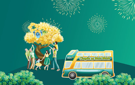 Cùng BIDV đón vạn niềm vui với Chuyến xe khúc khích