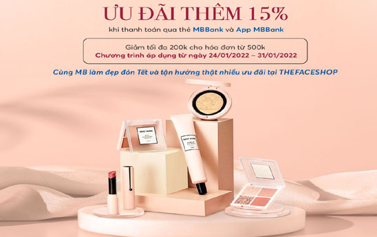 Cùng MB rạng ngời đón tết tại The FaceShop