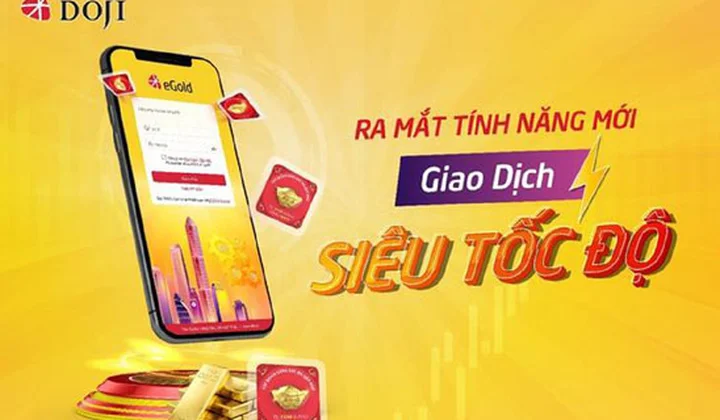 DOJI - TPBank ra mắt tính năng mới mua bán vàng vật chất trực tuyến eGold