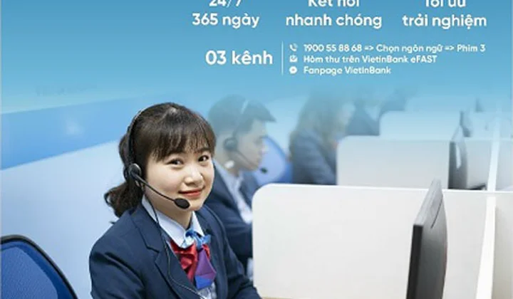 Đặc quyền chăm sóc ưu tiên cho doanh nghiệp sử dụng VietinBank eFAST