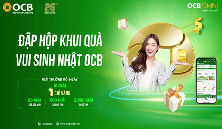 Đập hộp khui quà - Vui sinh nhật OCB