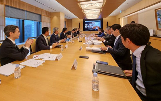 Đoàn lãnh đạo cấp cao Vietcombank làm việc với Mizuho tại Nhật Bản