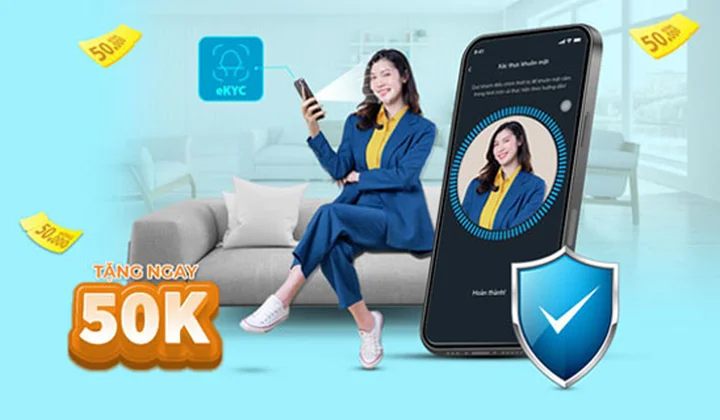 Eximbank tặng 50.000 đồng cho khách hàng mở tài khoản thanh toán và đăng ký ứng dụng ngân hàng số bằng eKYC