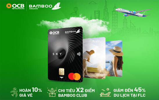 Gia tăng tiện ích dành cho chủ thẻ OCB Bamboo Airways