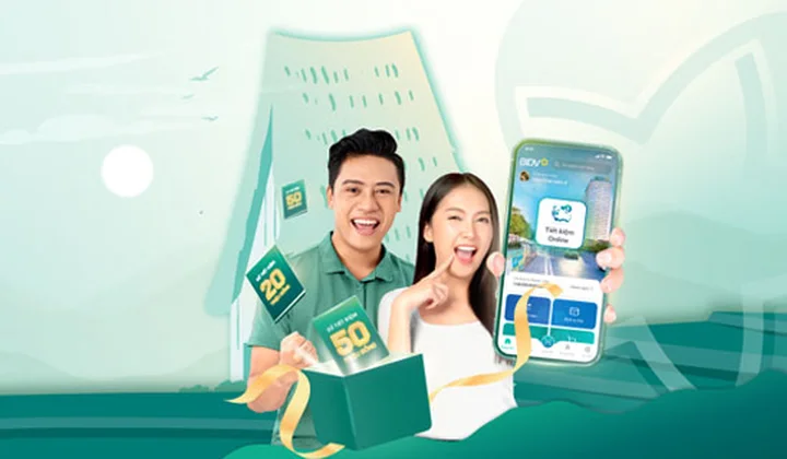 Gửi tiền trúng liền sổ tiết kiệm trị giá đến 50 triệu đồng