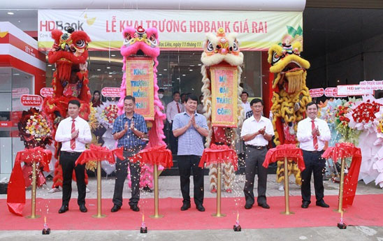 HDBank Bạc Liêu khai trương và đưa vào hoạt động PGD Giá Rai
