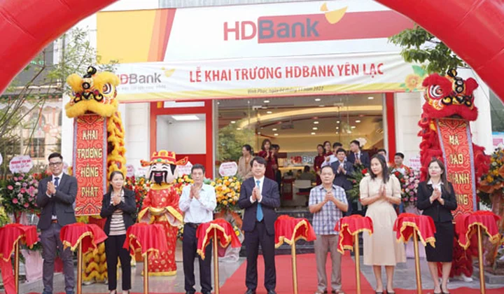 HDBank Vĩnh Phúc khai trương PGD Yên Lạc