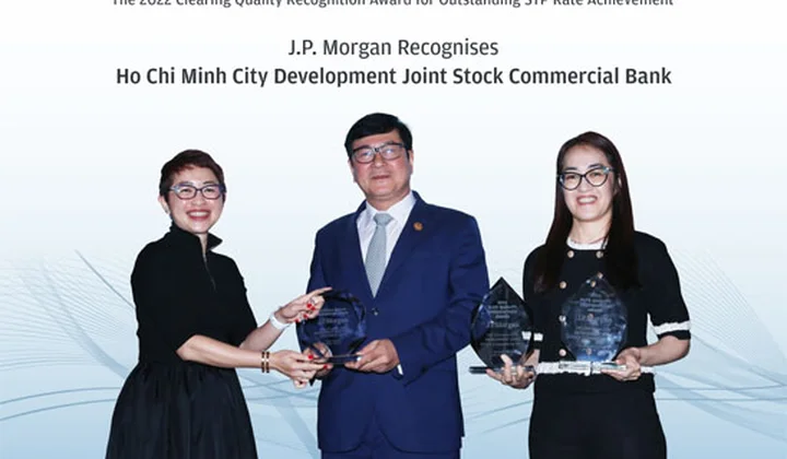HDBank nhận giải thưởng của The Asset và JP Morgan Chase