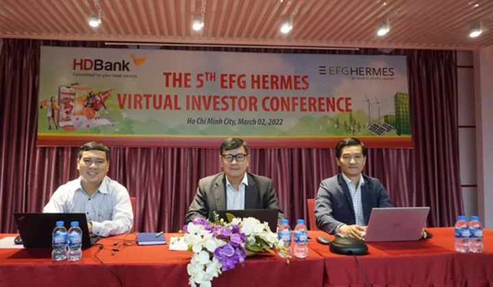 HDBank tổ chức Hội nghị nhà đầu tư cùng Quỹ quốc tế EFG Hermes