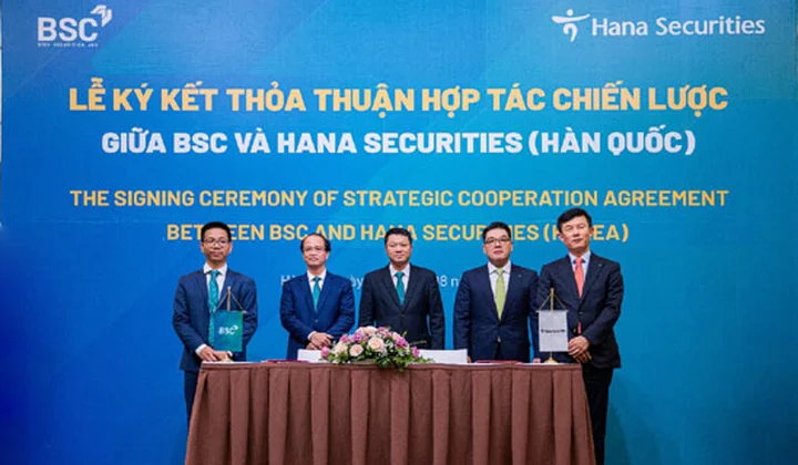 Hana Securities chính thức trở thành cổ đông chiến lược của BSC