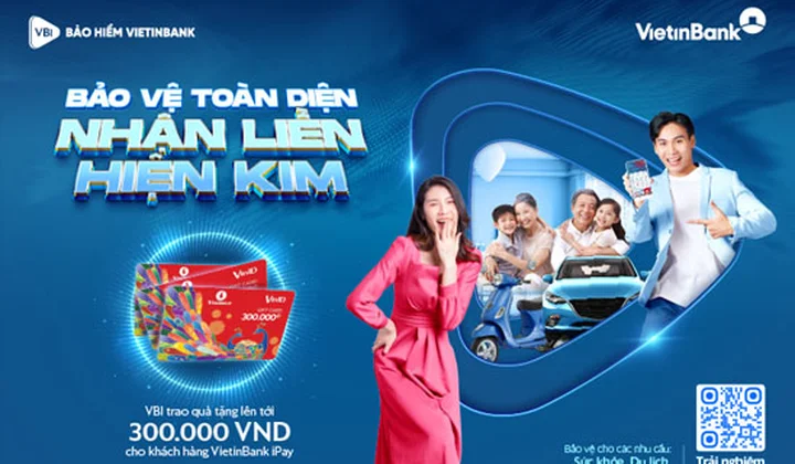 Hàng ngàn quà tặng tới 300.000 đồng dành riêng cho khách hàng của VietinBank