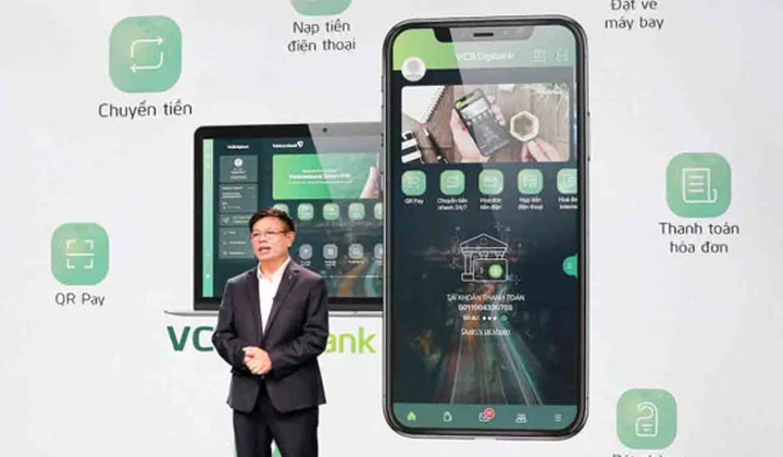 Vietcombank bổ sung nhiều tính năng mới trên VCB Digibank