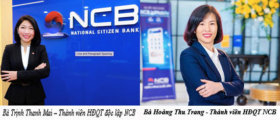 Hội đồng quản trị NCB có thêm hai thành viên
