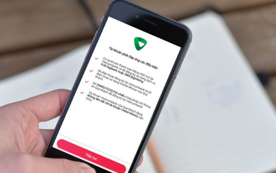 Khách hàng Vietcombank có thể liên kết tài khoản thanh toán với tài khoản Viettel Pay trên ứng dụng Viettel Money