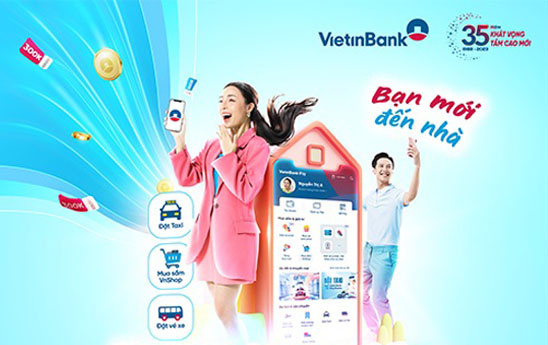 Kích hoạt VietinBank iPay Mobile để nhận tới 300.000 đồng