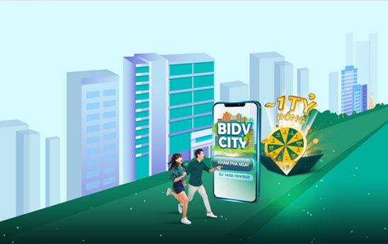 Khám phá thành phố thông minh BIDV City, trúng quà tiền tỷ