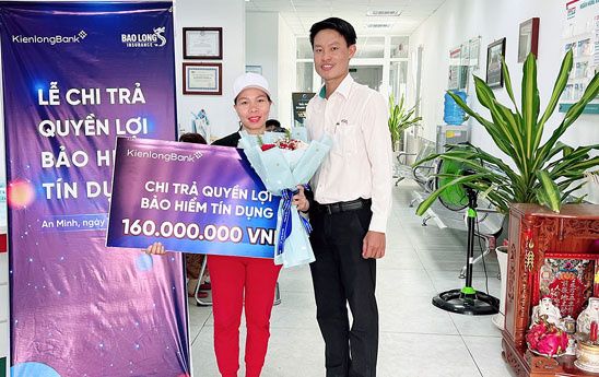 KienlongBank - Bảo hiểm Bảo Long chi trả bồi thường bảo hiểm tại Kiên Giang