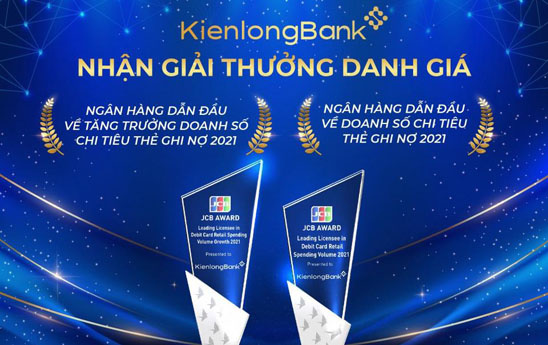 KienlongBank được JCB vinh danh ở 02 hạng mục giải thưởng