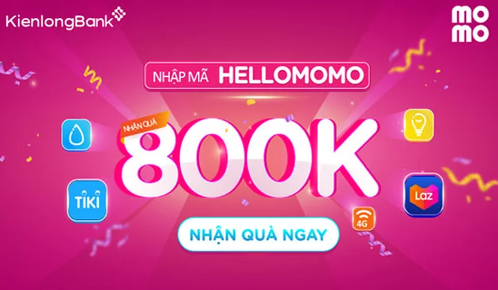 KienlongBank triển khai liên kết thẻ ghi nợ KienlongBank với ví điện tử MoMo