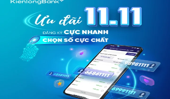 KienlongBank tung số tài khoản tứ quý miễn phí cho khách hàng