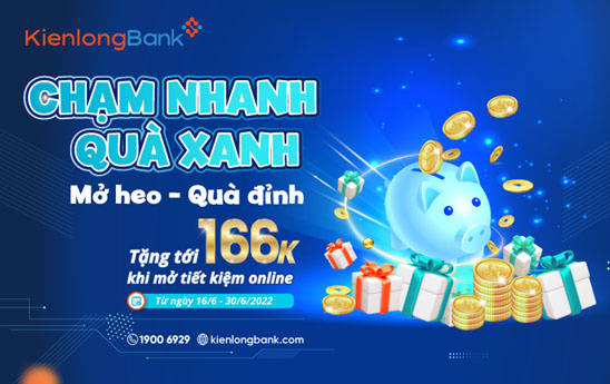 KienlongBank ưu đãi khủng “Ngày không tiền mặt 2022”