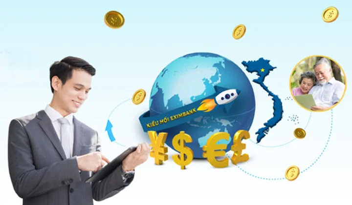 Kiều hối Eximbank, nhận tiền nhanh - ưu đãi lớn