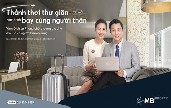 MB dành tặng đặc quyền cho cả chủ thẻ và người thân