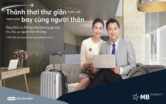 MB dành tặng đặc quyền cho cả chủ thẻ và người thân