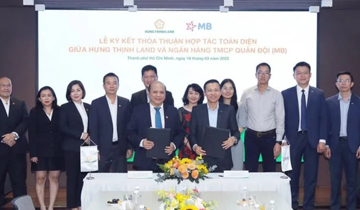 MB ký kết hợp tác chiến lược toàn diện với Hưng Thịnh Land