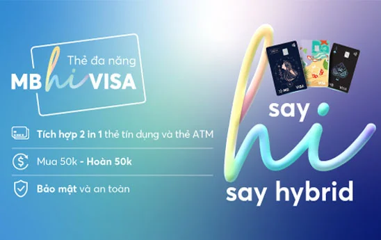 MB ra mắt bộ sưu tập thẻ đa năng “2 trong 1” với nhiều tiện ích vượt trội