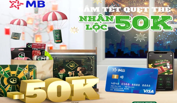 MB ưu đãi chủ thẻ quốc tế mua sắm tại GKitchen