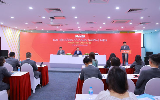 MSB đặt mục tiêu tăng trưởng lợi nhuận 34% năm 2022