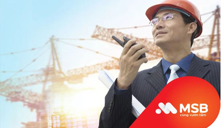 MSB tài trợ 100% cho doanh nghiệp xây dựng đấu thầu trực tiếp