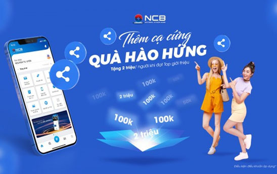 NCB khuyến mãi mở tài khoản online qua ứng dụng NCB iziMobile