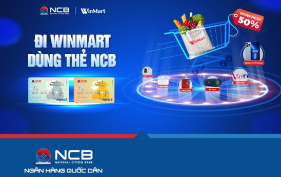 NCB ưu đãi dành tặng khách hàng thẻ ghi nợ nội địa