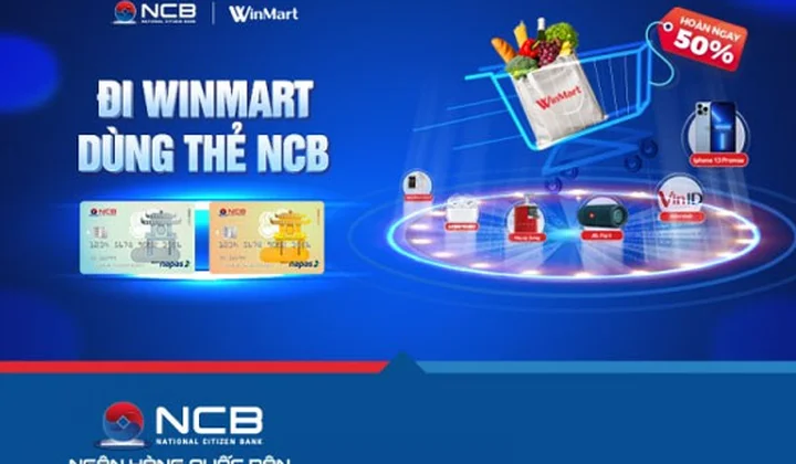 NCB ưu đãi dành tặng khách hàng thẻ ghi nợ nội địa