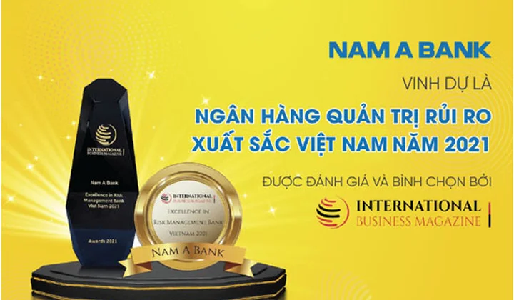 NamABank nhận giải thưởng quốc tế Ngân hàng quản trị rủi ro xuất sắc Việt Nam năm 2021