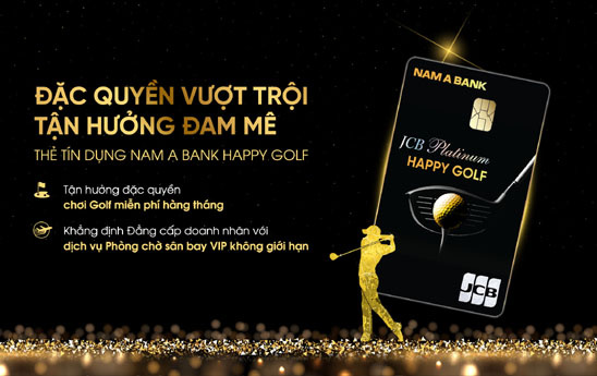 NamABank ra mắt thẻ tín dụng dành riêng cho Golfer