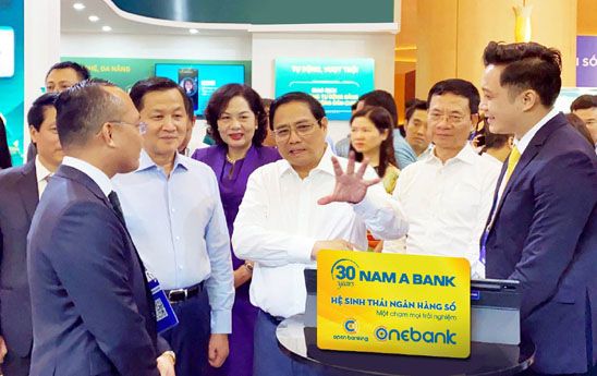 Nam A Bank giới thiệu nhiều công nghệ ưu việt nhân ngày chuyển đổi số