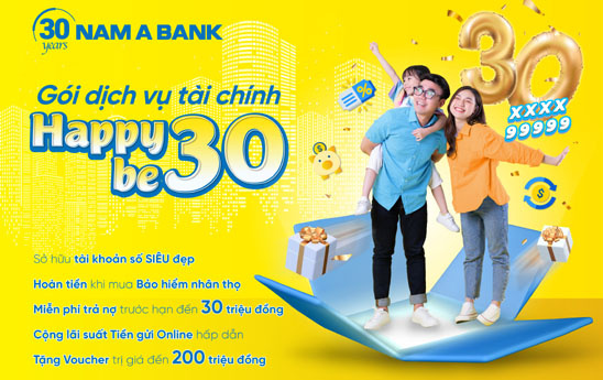 Nam A Bank ra mắt gói dịch vụ tài chính 7 trong 1