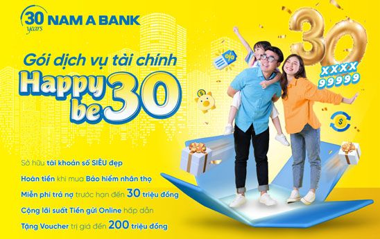 Nam A Bank ra mắt gói dịch vụ tài chính 7 trong 1