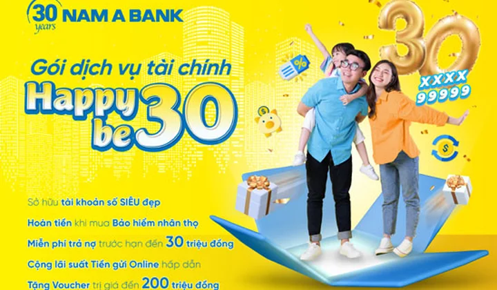 Nam A Bank ra mắt gói dịch vụ tài chính 7 trong 1