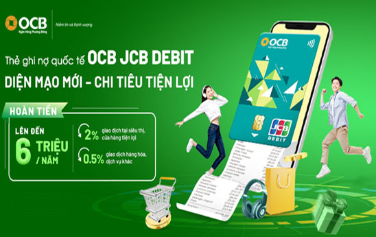 OCB JCB Debit ra mắt phiên bản mới với thiết kế mới