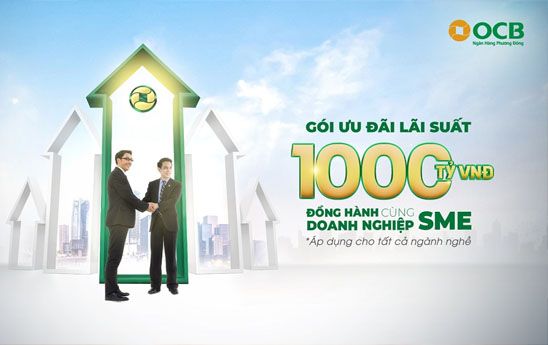 OCB dành gói 1.000 tỷ đồng cho doanh nghiệp SME vay ưu đãi