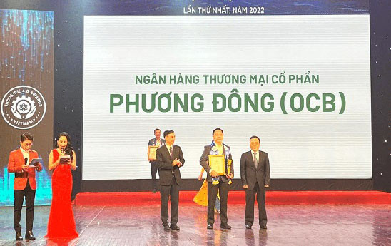 OCB được vinh danh Top công nghệ 4.0 Việt Nam 2022