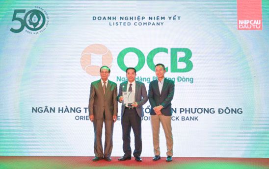OCB được vinh danh trong top 50 doanh nghiệp phát triển bền vững 2022