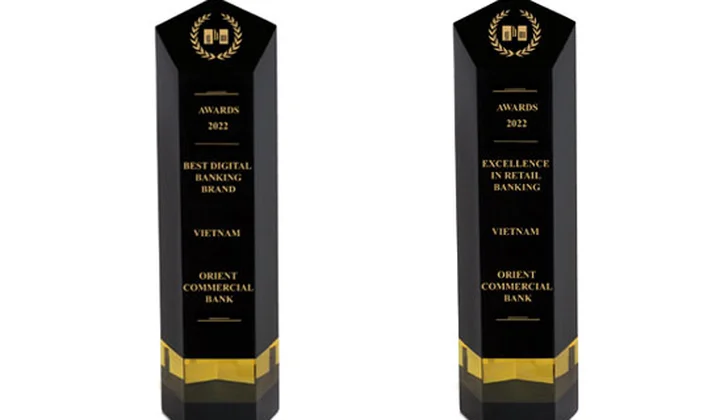 OCB nhận 02 giải thưởng của tạp chí thương hiệu toàn cầu
