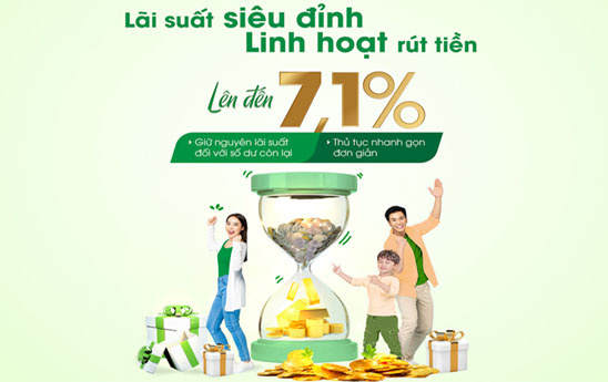 OCB triển khai tính năng rút trước hạn một phần tiền gửi